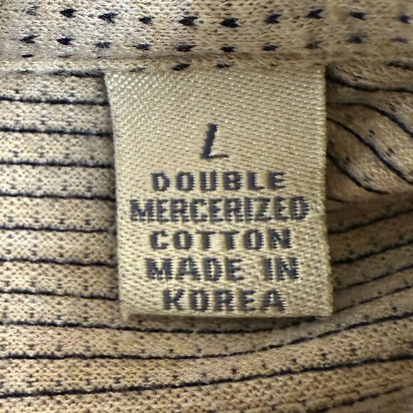 EUC Men's PETER MILLAR Double Mercerized Cotton Short Sleeve Polo | Size L - Picture 6 of 7